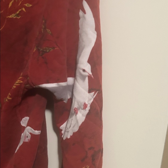 Nike Red Hoodie with Dove and Floral Accents - Picture 4 of 6